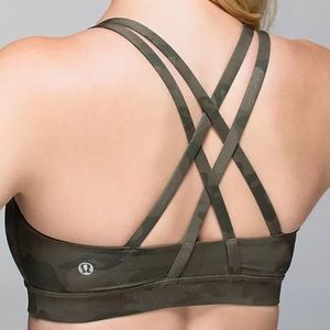 Lululemon Camo Energy Bra